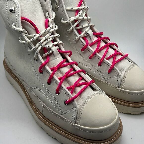 Converse Chuck Taylor Crafted Boot Hi Egret/Ivory/Pink 173212C M 8.5 | W 10- NWB - Picture 13 of 13